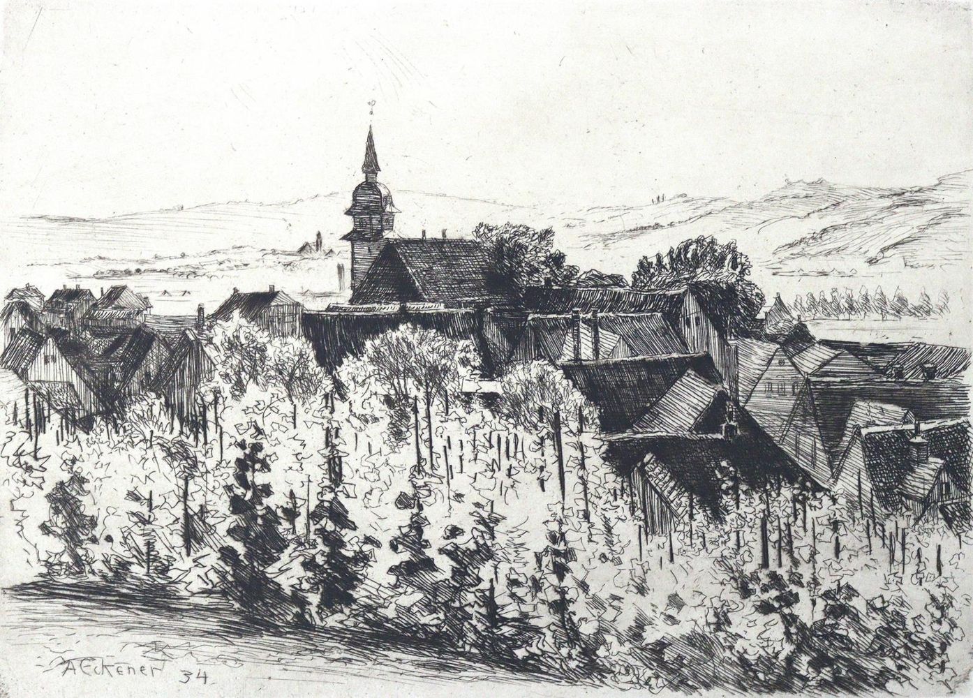 Große Abbildung Nr.1: 123-3263 Eckener, Alexander: (Künstlergraphik)
