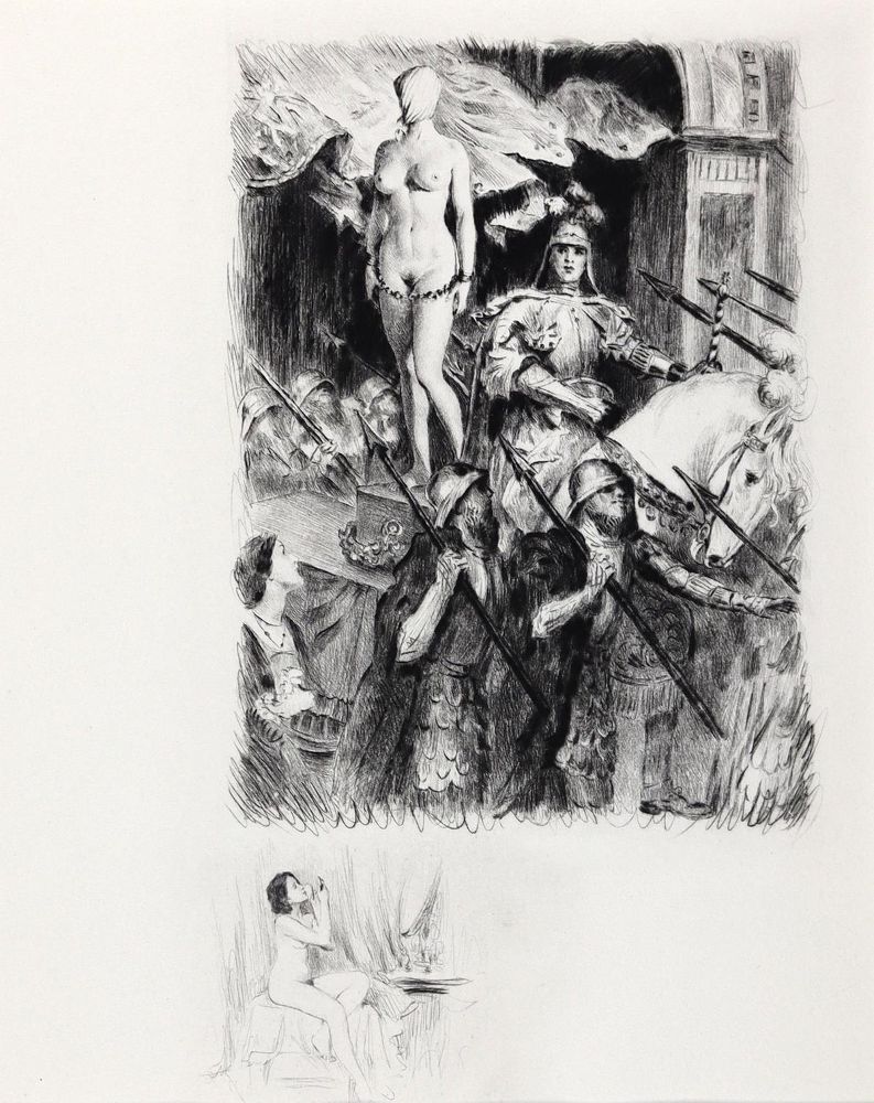 Große Abbildung Nr.2: 123-3276 Bécat, Paul Émile: (Künstlergraphik, Erotika - Galantes)