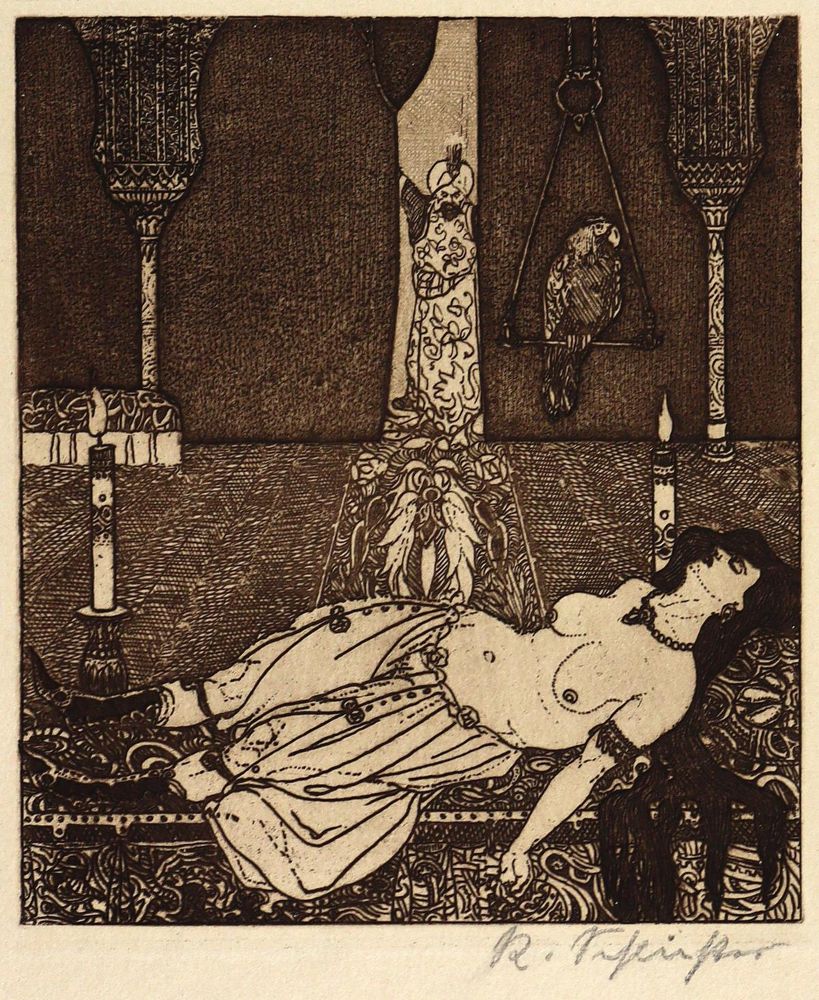 Große Abbildung Nr.3: 123-3279 Klös, Bodo W.: (Künstlergraphik, Erotika - Galantes)
