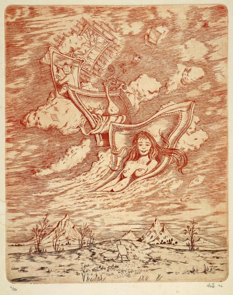 Große Abbildung Nr.5: 123-3279 Klös, Bodo W.: (Künstlergraphik, Erotika - Galantes)