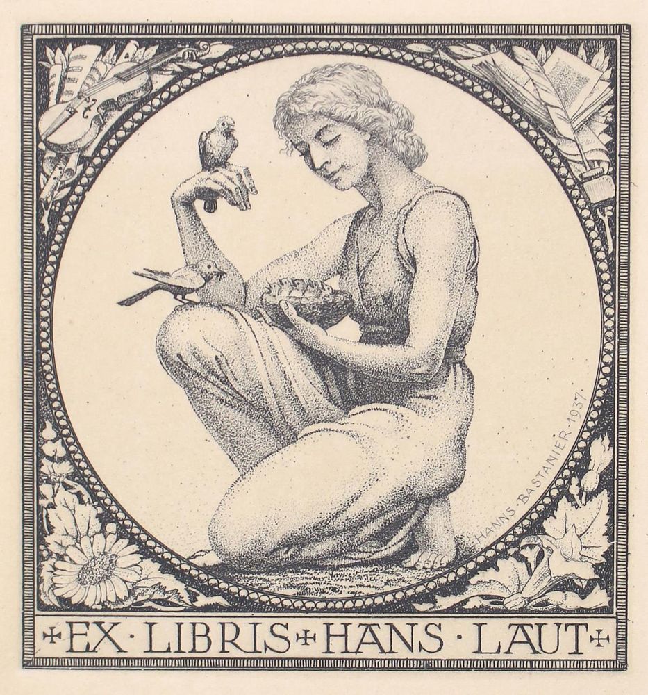 Große Abbildung Nr.2: 123-3285 Exlibris.: (Künstlergraphik, Exlibris)