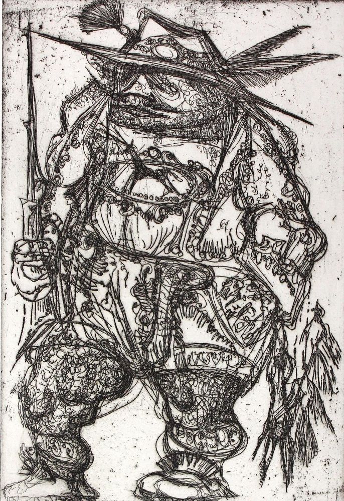 Große Abbildung Nr.1: 123-3310 Friedrich, Hilmar: (Künstlergraphik)
