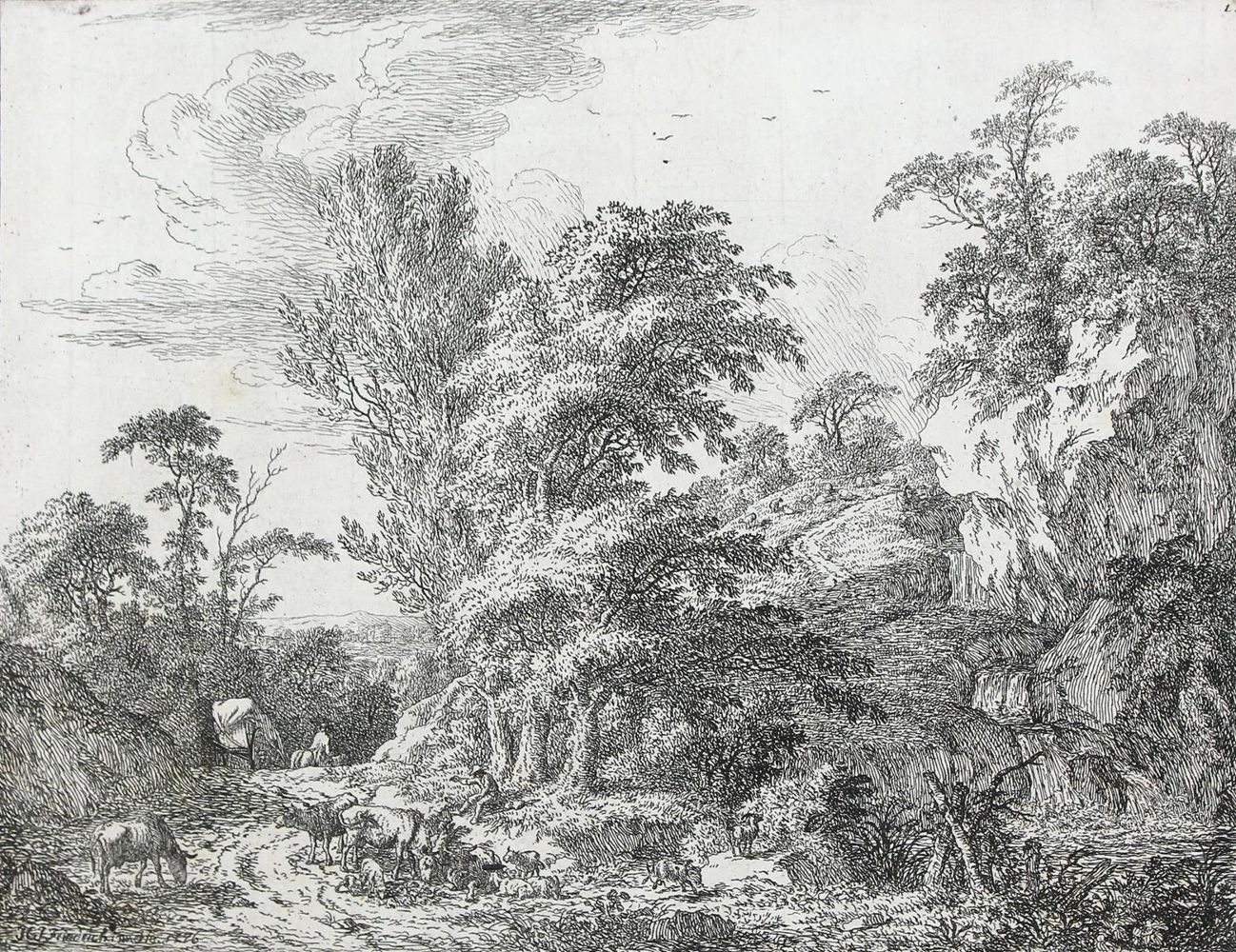 Große Abbildung Nr.1: 123-3311 Friedrich, Johann Christian Jacob: (Künstlergraphik)