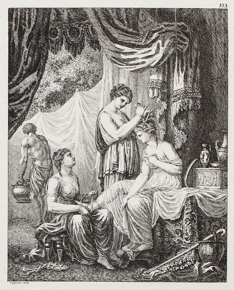 Große Abbildung Nr.1: 123-3331 Gessner, Salomon: (Künstlergraphik)