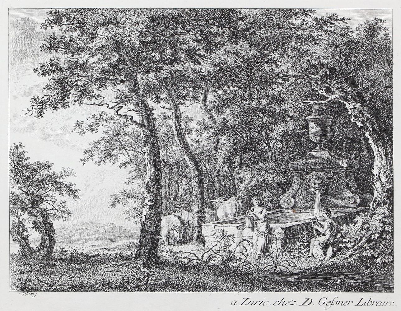 Große Abbildung Nr.1: 123-3332 Gessner, Salomon: (Künstlergraphik)