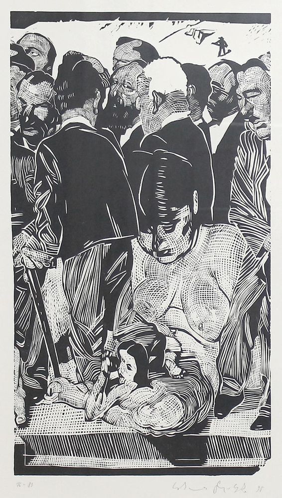Große Abbildung Nr.1: 123-3355 Grützke, Johannes: (Künstlergraphik)