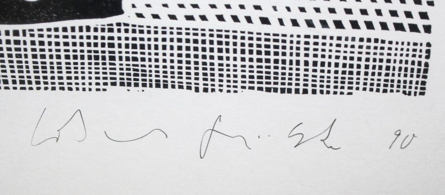 Große Abbildung Nr.12: 123-3355 Grützke, Johannes: (Künstlergraphik)