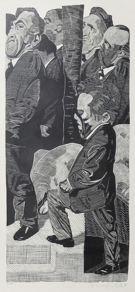 Große Abbildung Nr.6: 123-3355 Grützke, Johannes: (Künstlergraphik)
