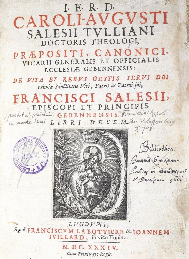 Große Abbildung Nr.1: 123-336 Severano,G.: (Alte Drucke, Handschriften und Theologie)