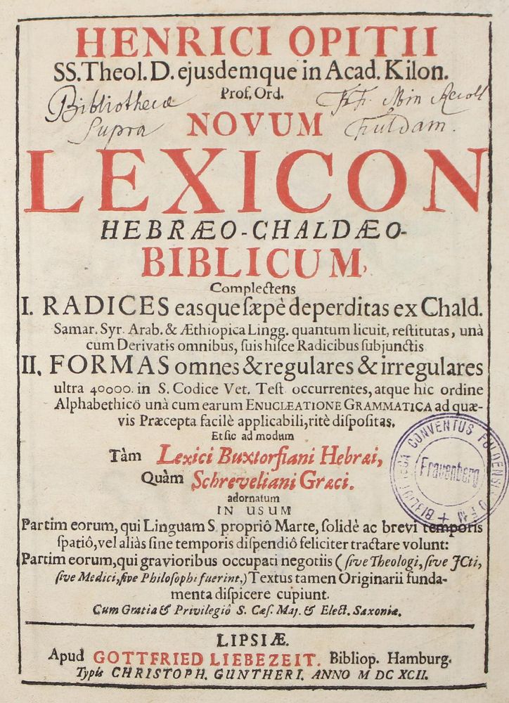 Große Abbildung Nr.1: 123-338 Spencer, John.: (Alte Drucke, Handschriften und Theologie)