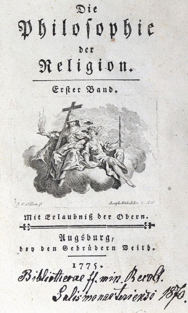 Große Abbildung Nr.1: 123-342 (Storchenau,S.v.).: (Alte Drucke, Handschriften und Theologie)