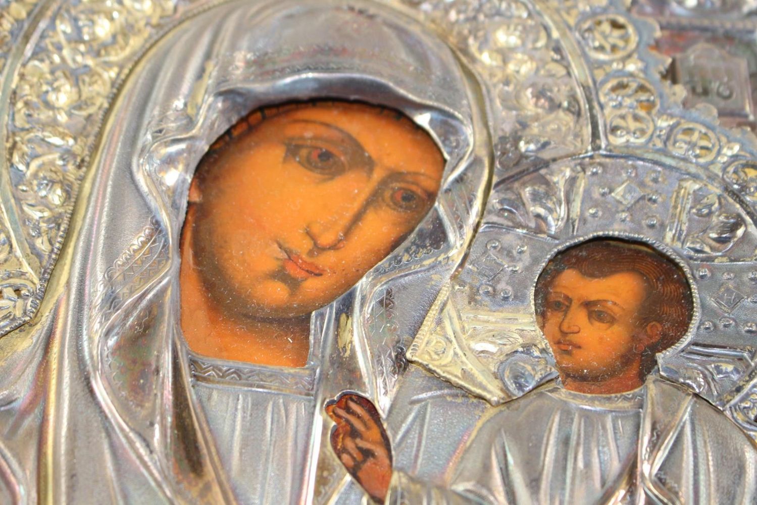 Große Abbildung Nr.3: 123-3428 Gottesmutter von Iviron (Iverskaja).: (Künstlergraphik, Ikonen)