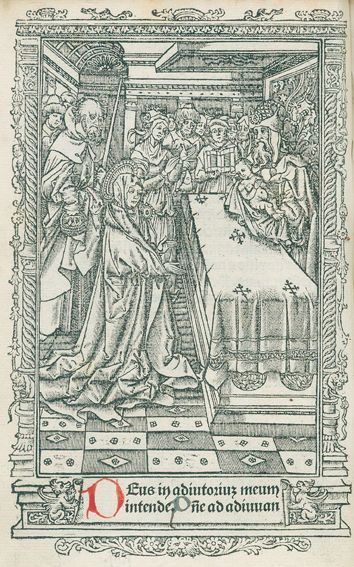 Große Abbildung Nr.1: 123-343 (Hore intemerate beate Marie: (Stundenbücher)