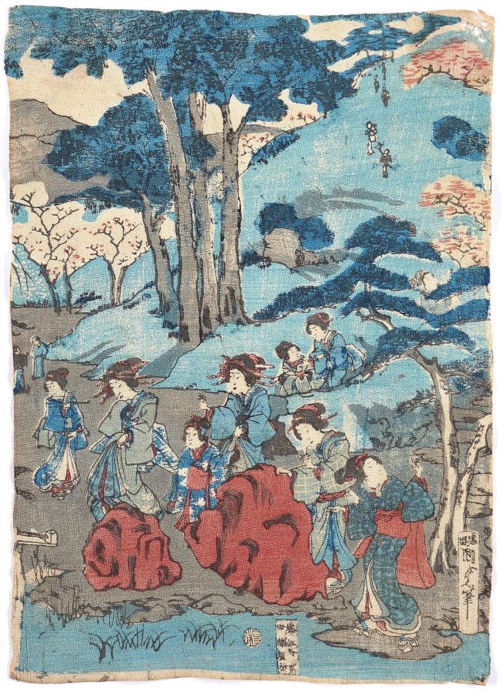 Große Abbildung Nr.2: 123-3444 Kunisada II, Utagawa (Utagawa Toyokuni IV): (Künstlergraphik, Japan)