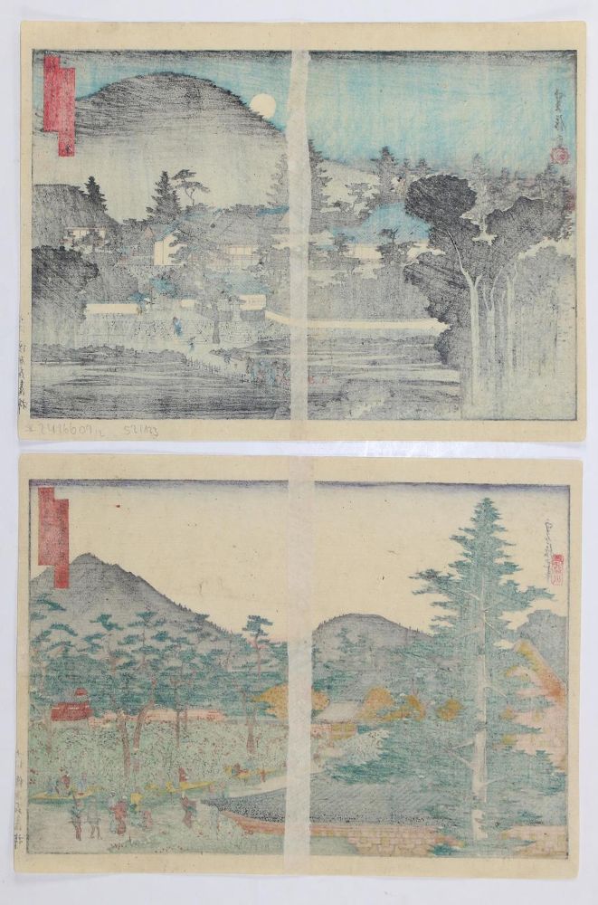 Große Abbildung Nr.3: 123-3452 Sadanobu, Hasegawa: (Künstlergraphik, Japan)