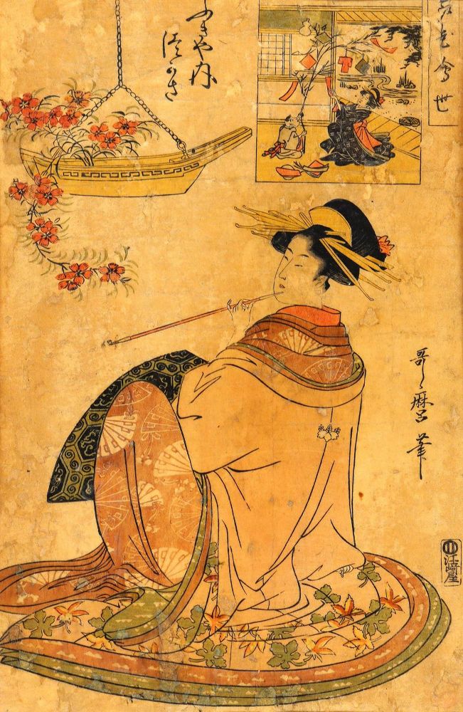 Große Abbildung Nr.1: 123-3465 Utamaro, Kitagawa: (Künstlergraphik, Japan)