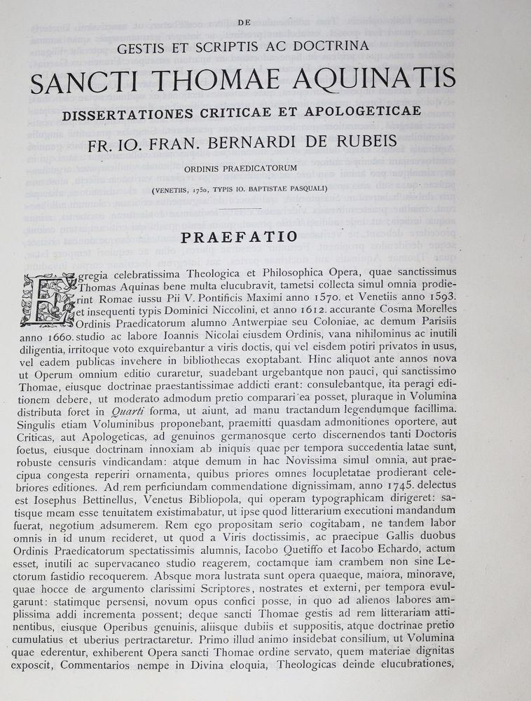 Große Abbildung Nr.2: 123-348 Thomas von Aquin.: (Alte Drucke, Handschriften und Theologie)