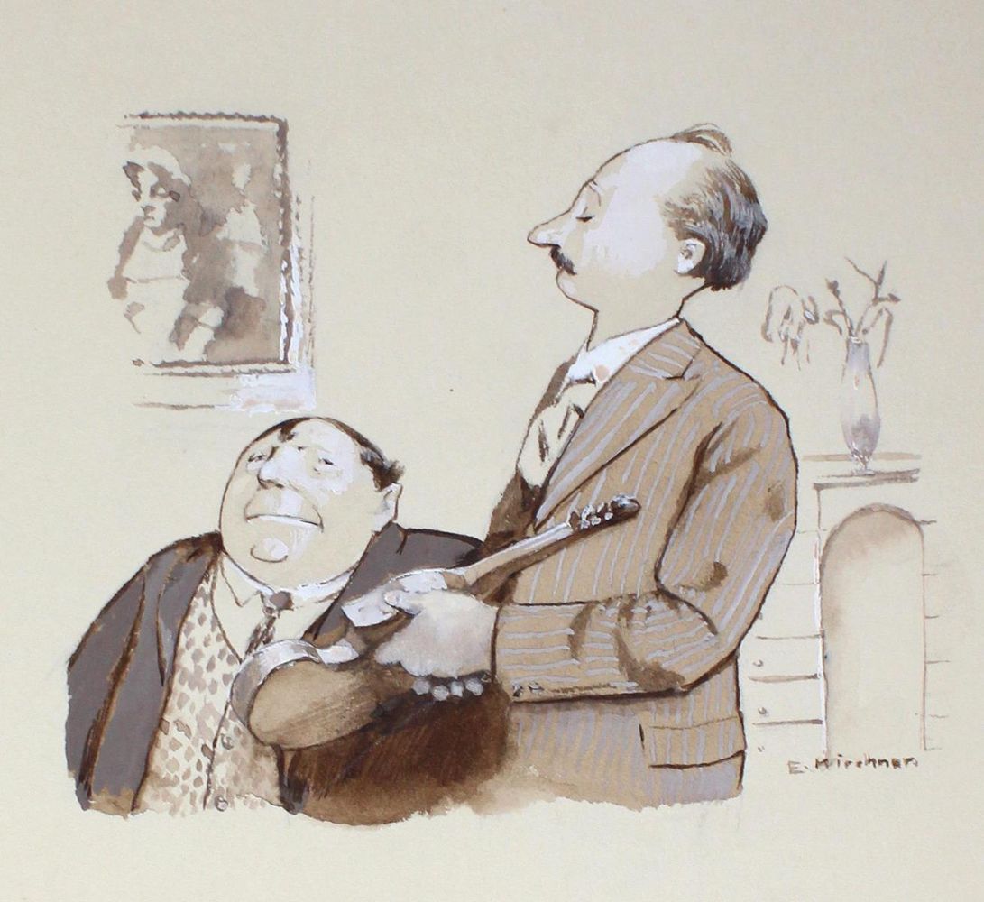 Große Abbildung Nr.1: 123-3491 Kirchner, Eugen: (Künstlergraphik, Karikatur)