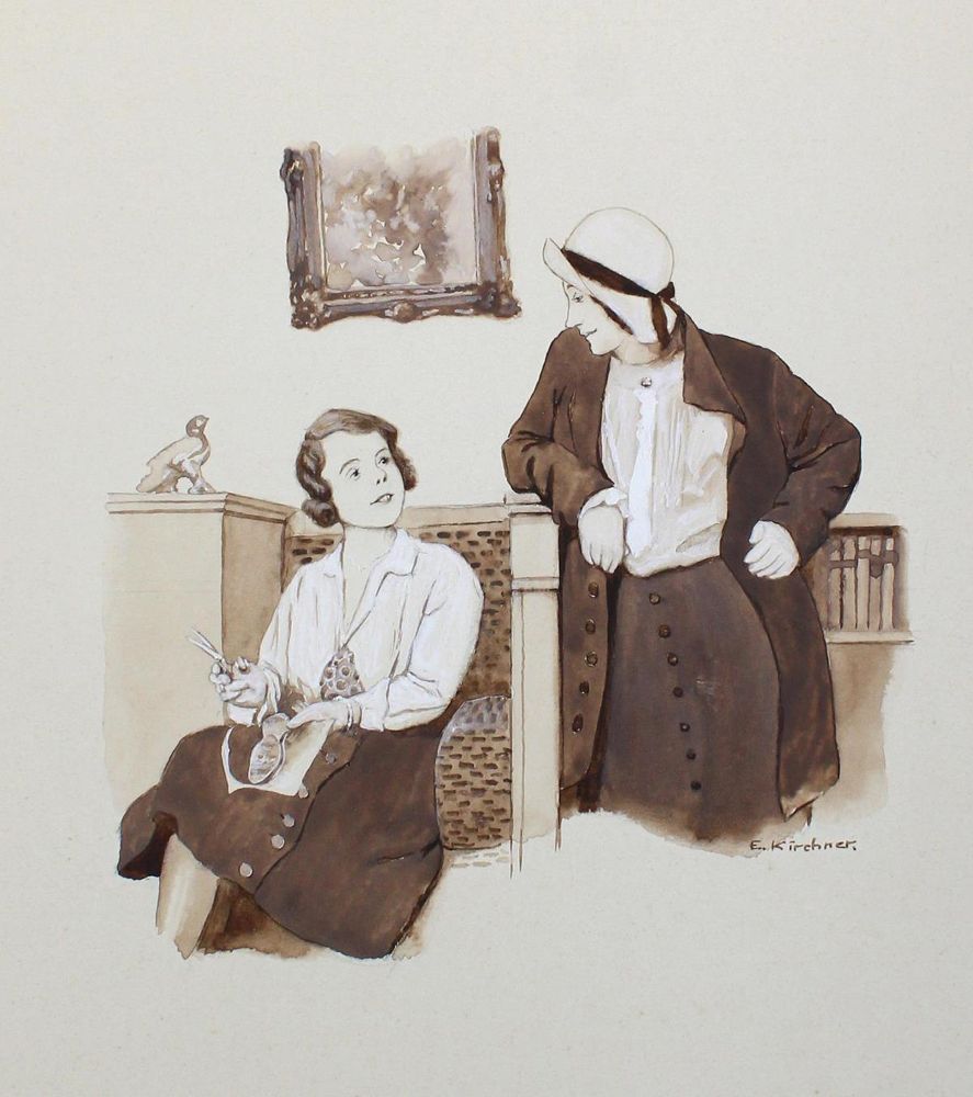 Große Abbildung Nr.2: 123-3510 Kirchner, Eugen: (Künstlergraphik, Karikatur)