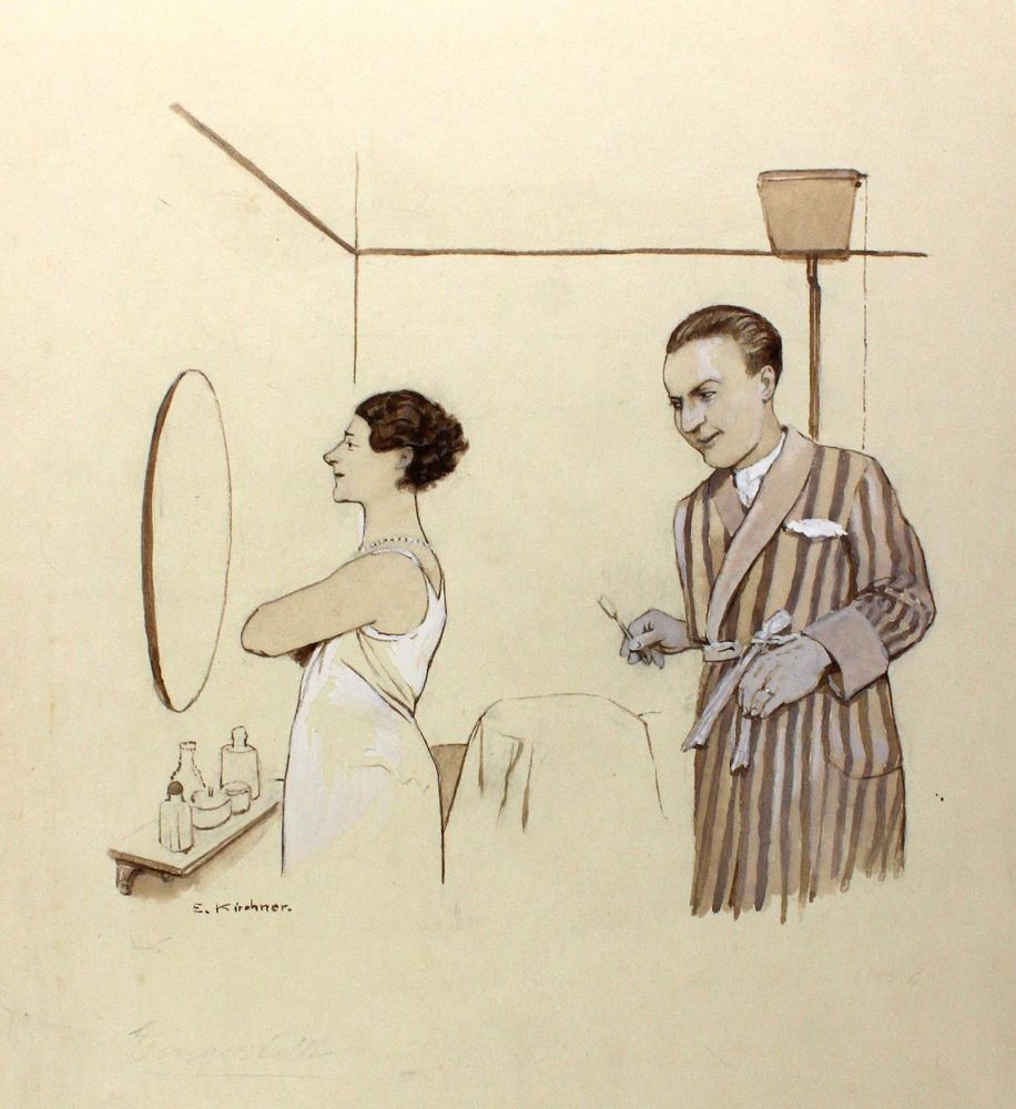 Große Abbildung Nr.2: 123-3513 Kirchner, Eugen: (Künstlergraphik, Karikatur)