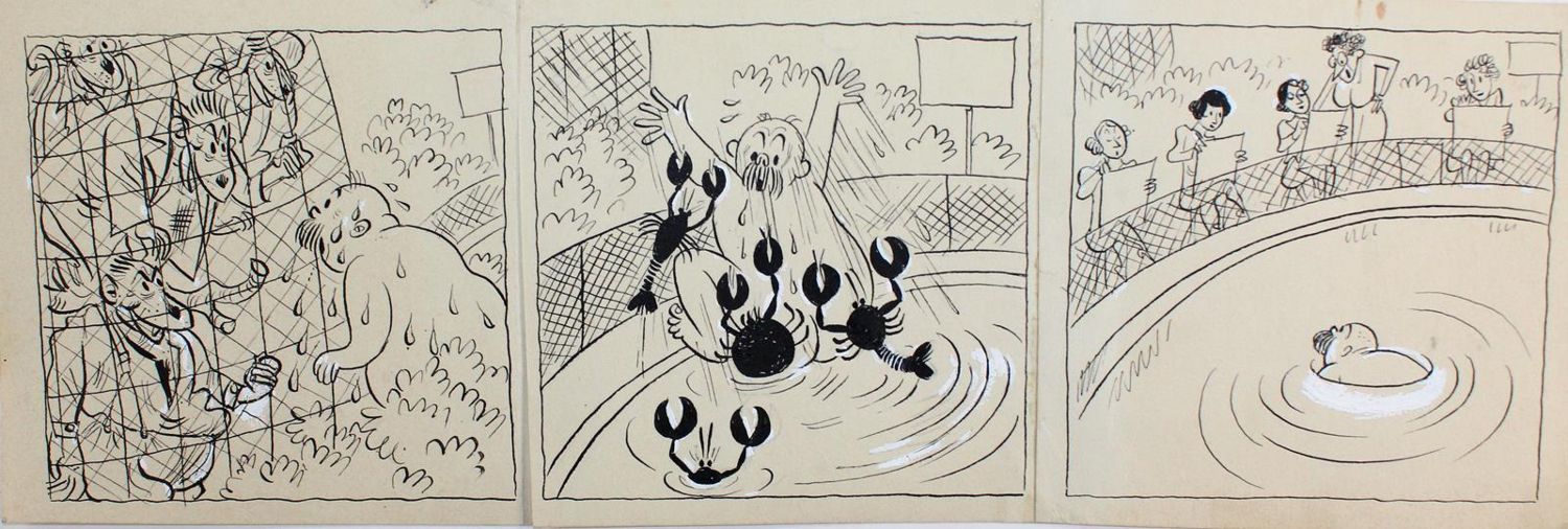 Große Abbildung Nr.2: 123-3522 Mauder, Josef: (Künstlergraphik, Karikatur)