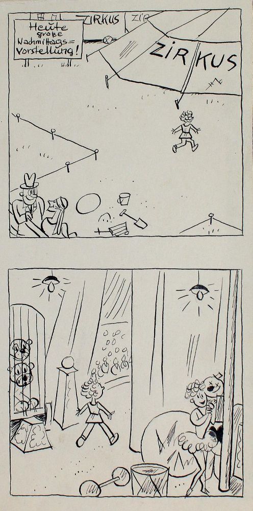 Große Abbildung Nr.1: 123-3525 Mauder, Josef: (Künstlergraphik, Karikatur)