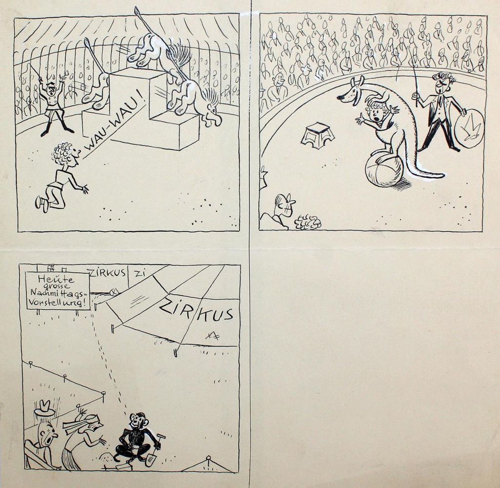 Große Abbildung Nr.2: 123-3525 Mauder, Josef: (Künstlergraphik, Karikatur)
