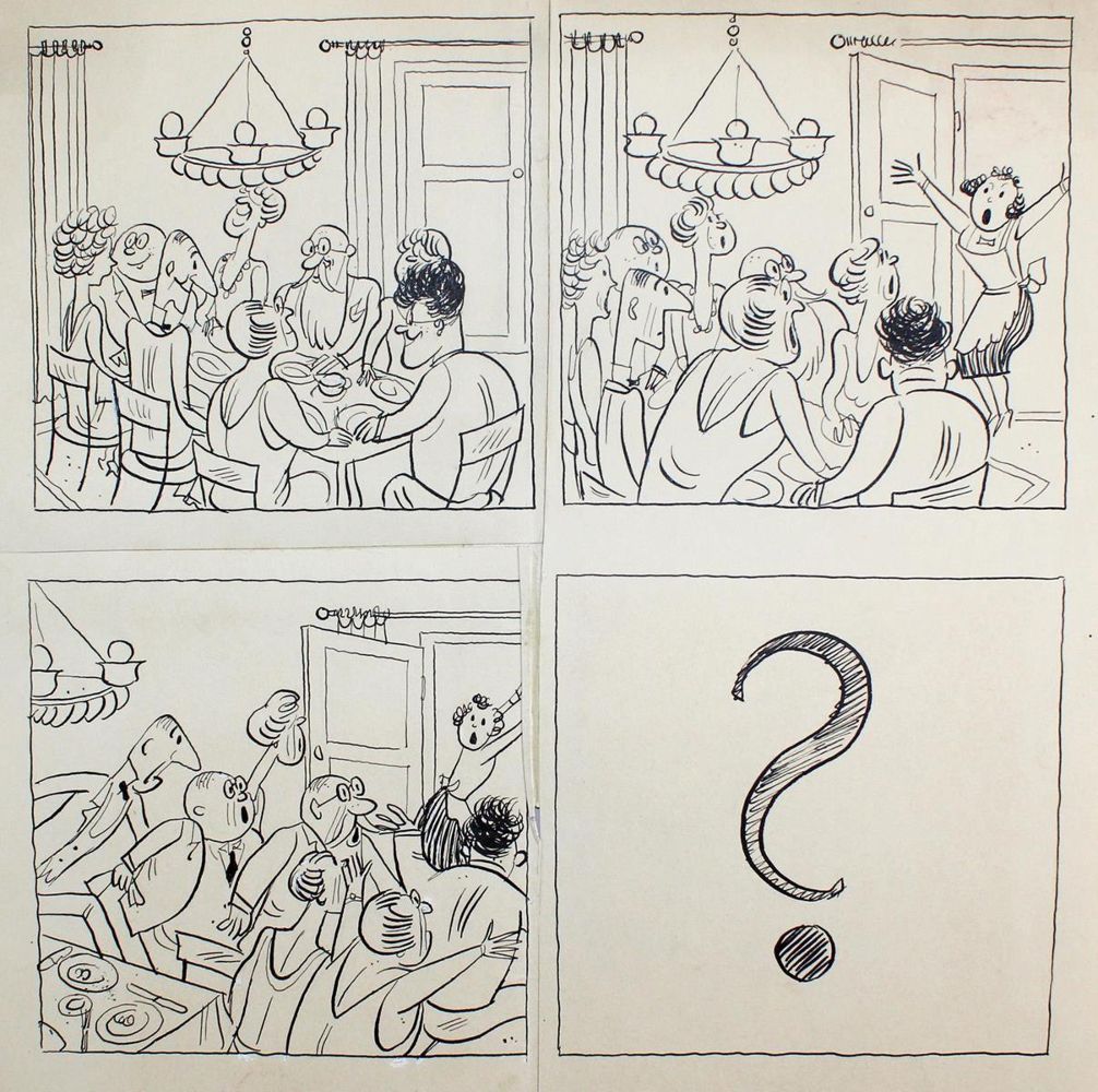 Große Abbildung Nr.1: 123-3527 Mauder, Josef: (Künstlergraphik, Karikatur)