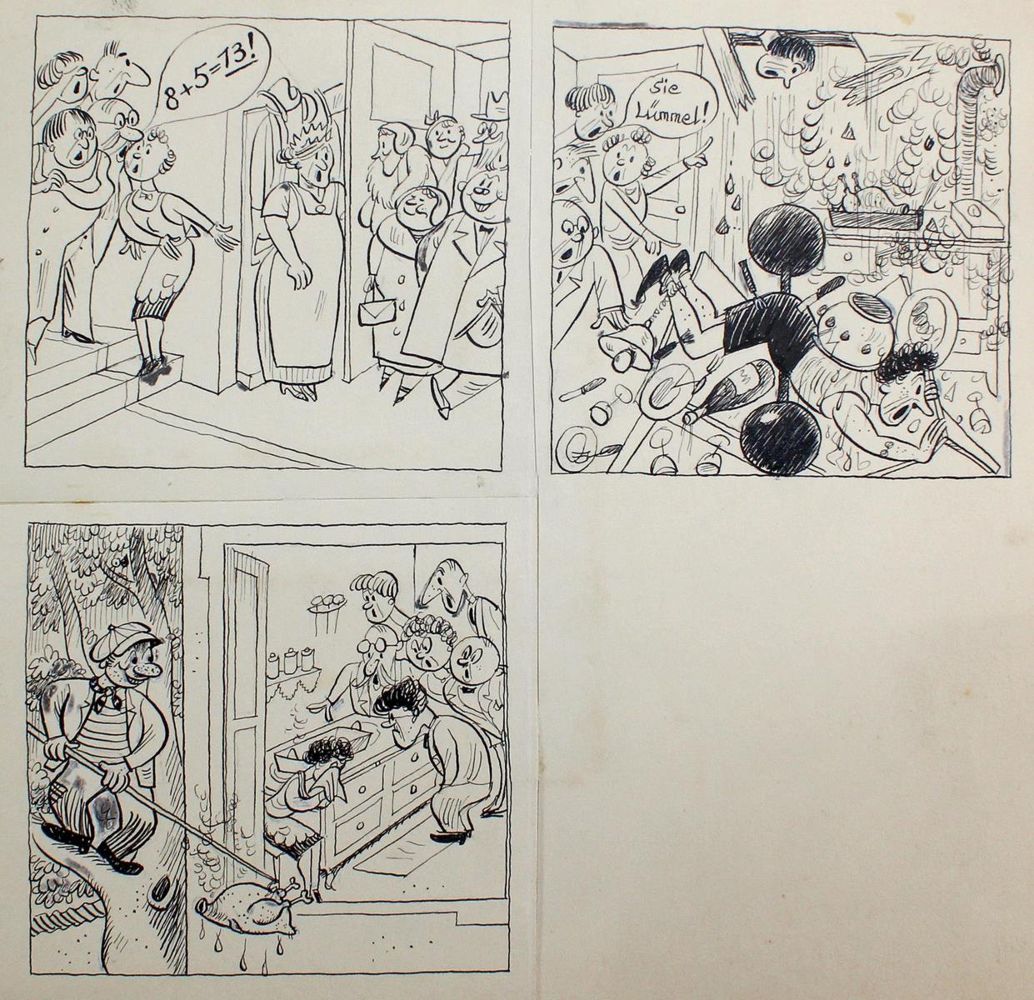 Große Abbildung Nr.2: 123-3527 Mauder, Josef: (Künstlergraphik, Karikatur)