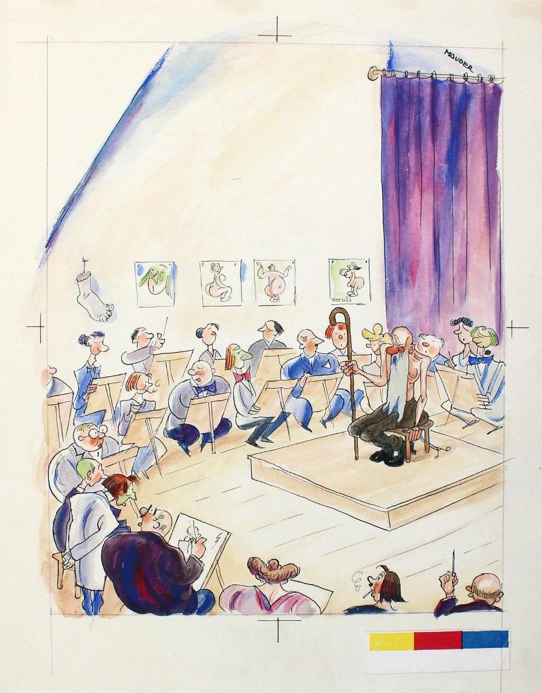 Große Abbildung Nr.1: 123-3529 Mauder, Josef: (Künstlergraphik, Karikatur)