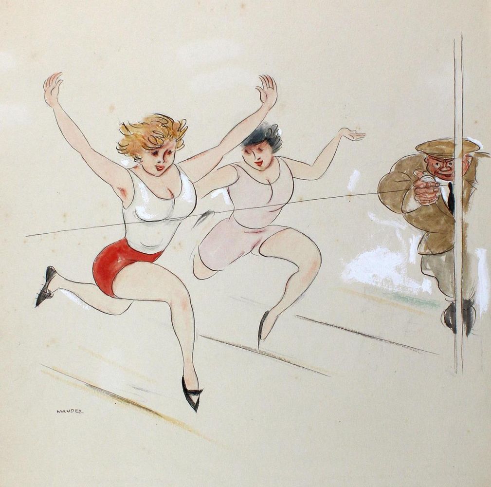 Große Abbildung Nr.1: 123-3534 Mauder, Josef: (Künstlergraphik, Karikatur)