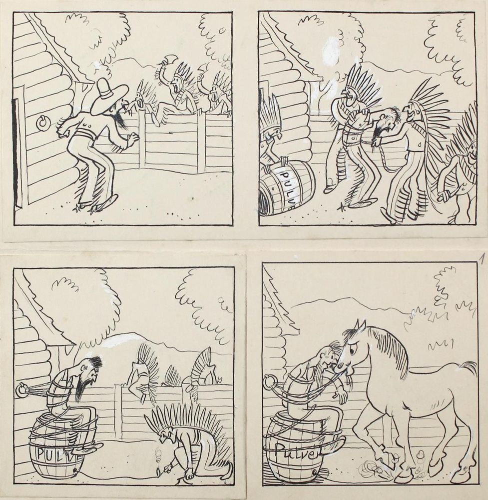 Große Abbildung Nr.1: 123-3535 Mauder, Josef: (Künstlergraphik, Karikatur)