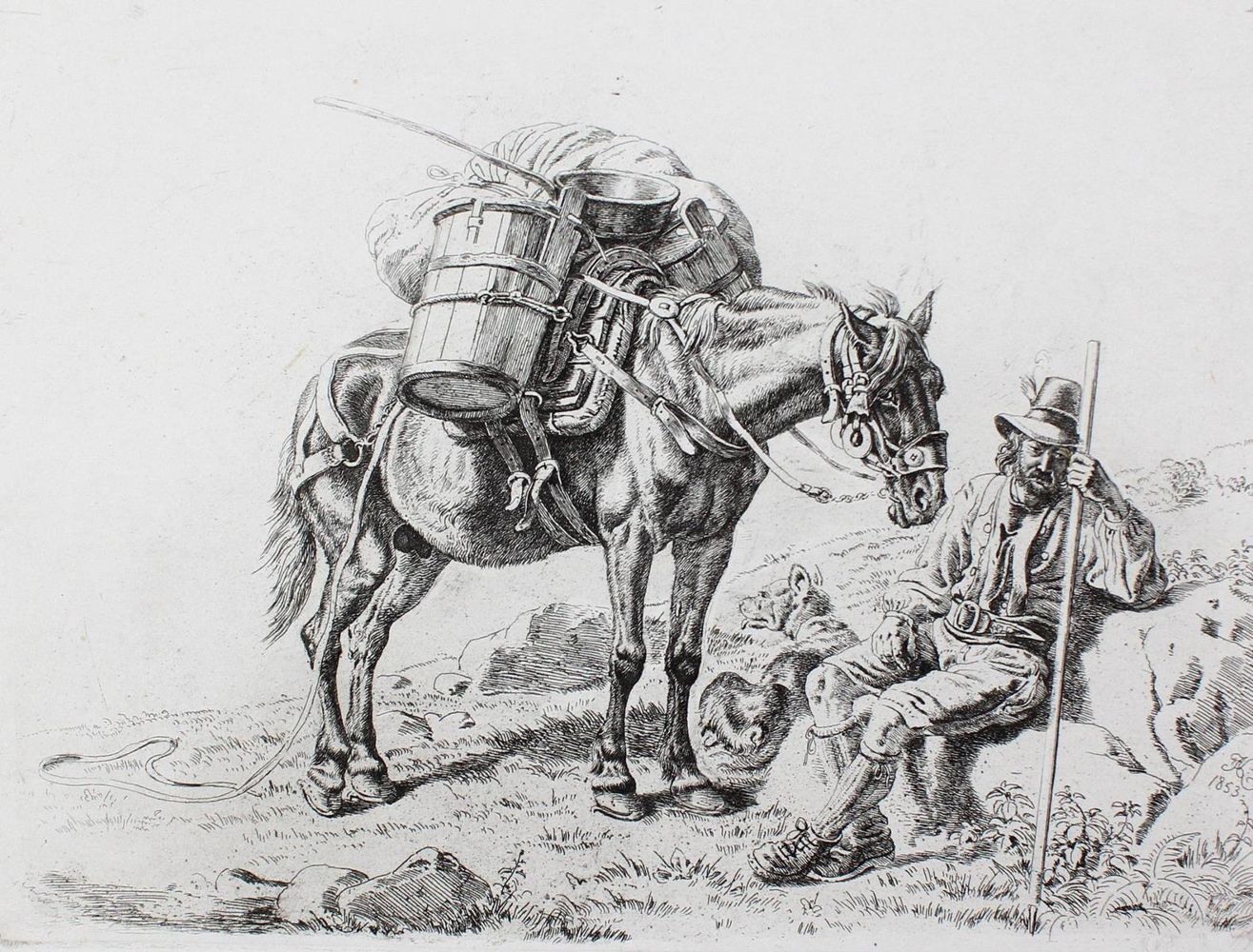 Große Abbildung Nr.3: 123-3568 Klein, Johann Adam: (Künstlergraphik)