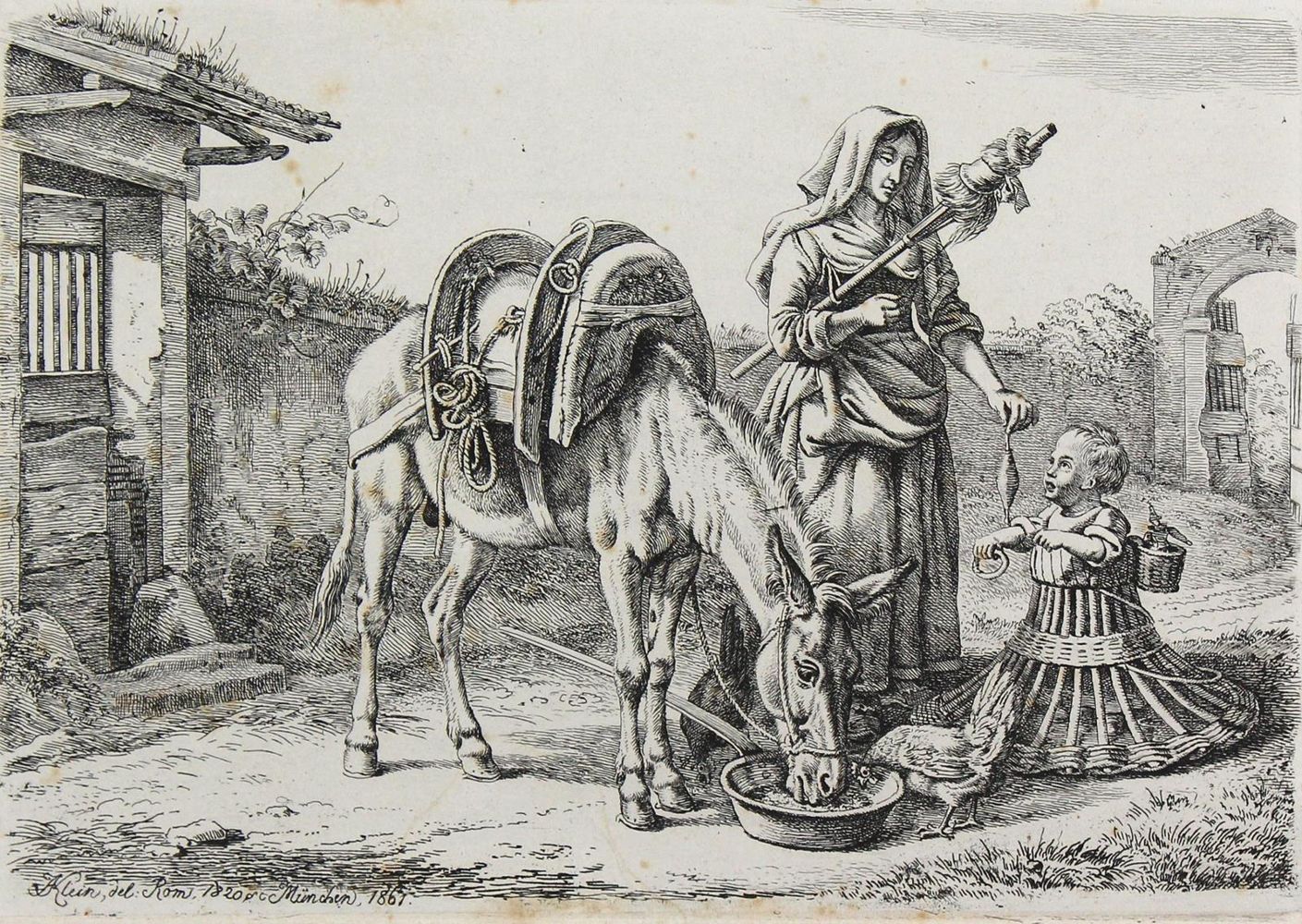 Große Abbildung Nr.2: 123-3570 Klein, Johann Adam: (Künstlergraphik)