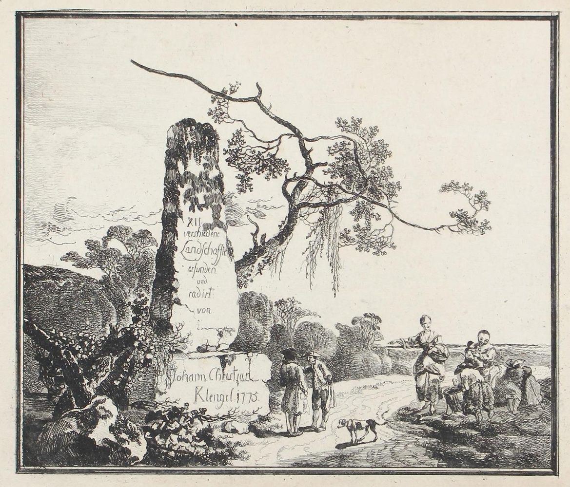 Große Abbildung Nr.1: 123-3575 Klengel, Johann Christian: (Künstlergraphik)