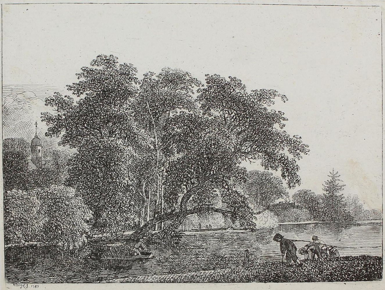 Große Abbildung Nr.1: 123-3599 Klengel, Johann Christian: (Künstlergraphik)