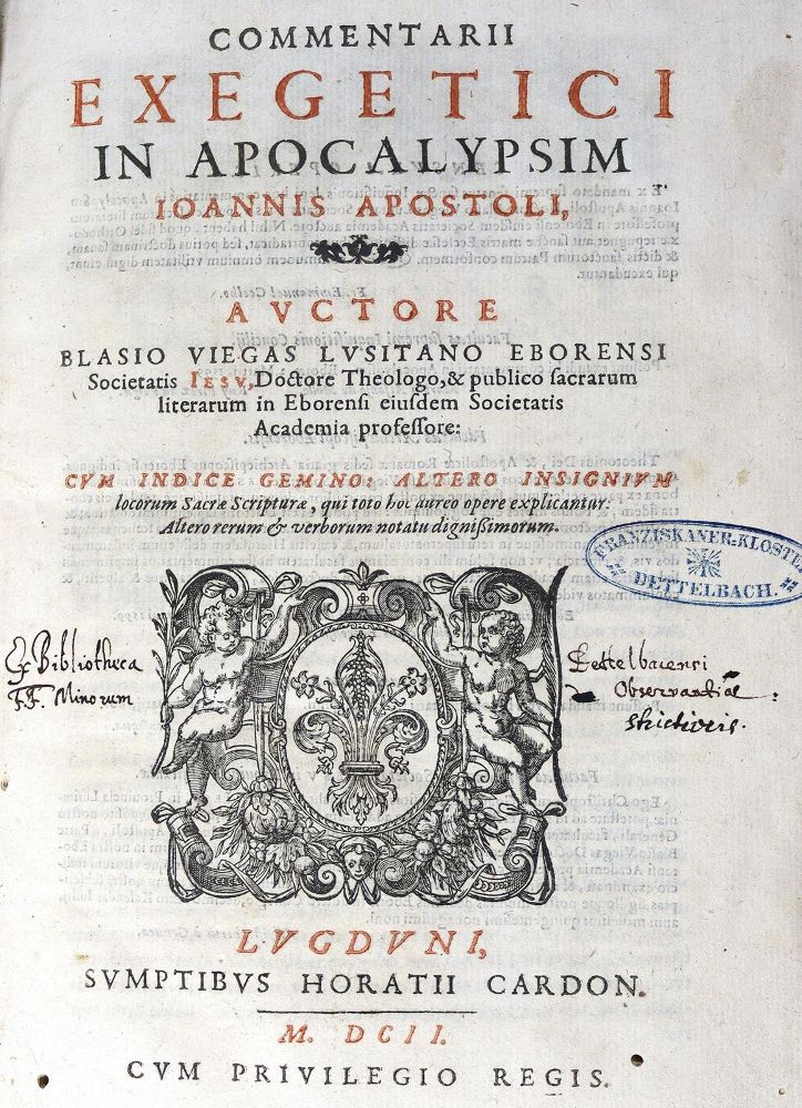 Große Abbildung Nr.1: 123-361 Viegas,B.: (Alte Drucke, Handschriften und Theologie)
