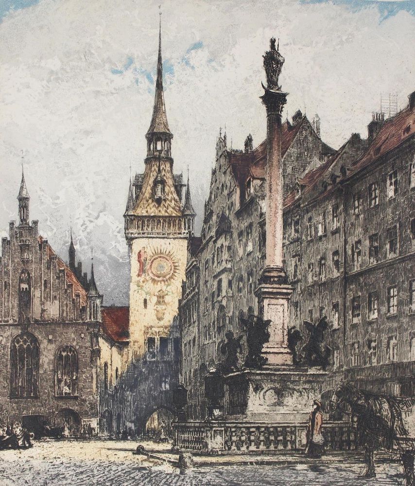 Große Abbildung Nr.3: 123-3643 Konvolut: (Künstlergraphik)
