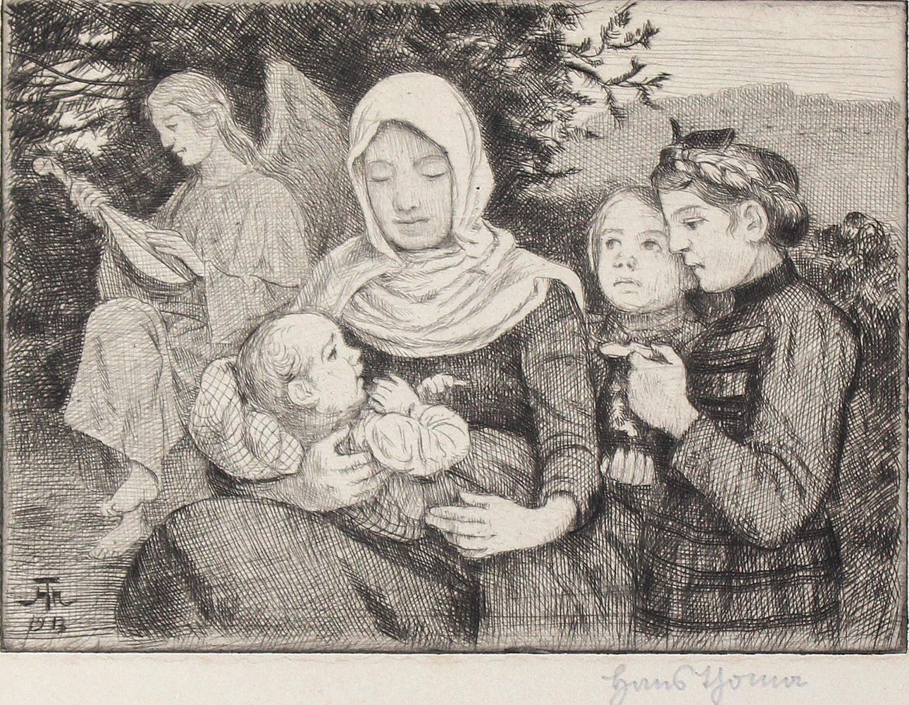 Große Abbildung Nr.4: 123-3643 Konvolut: (Künstlergraphik)