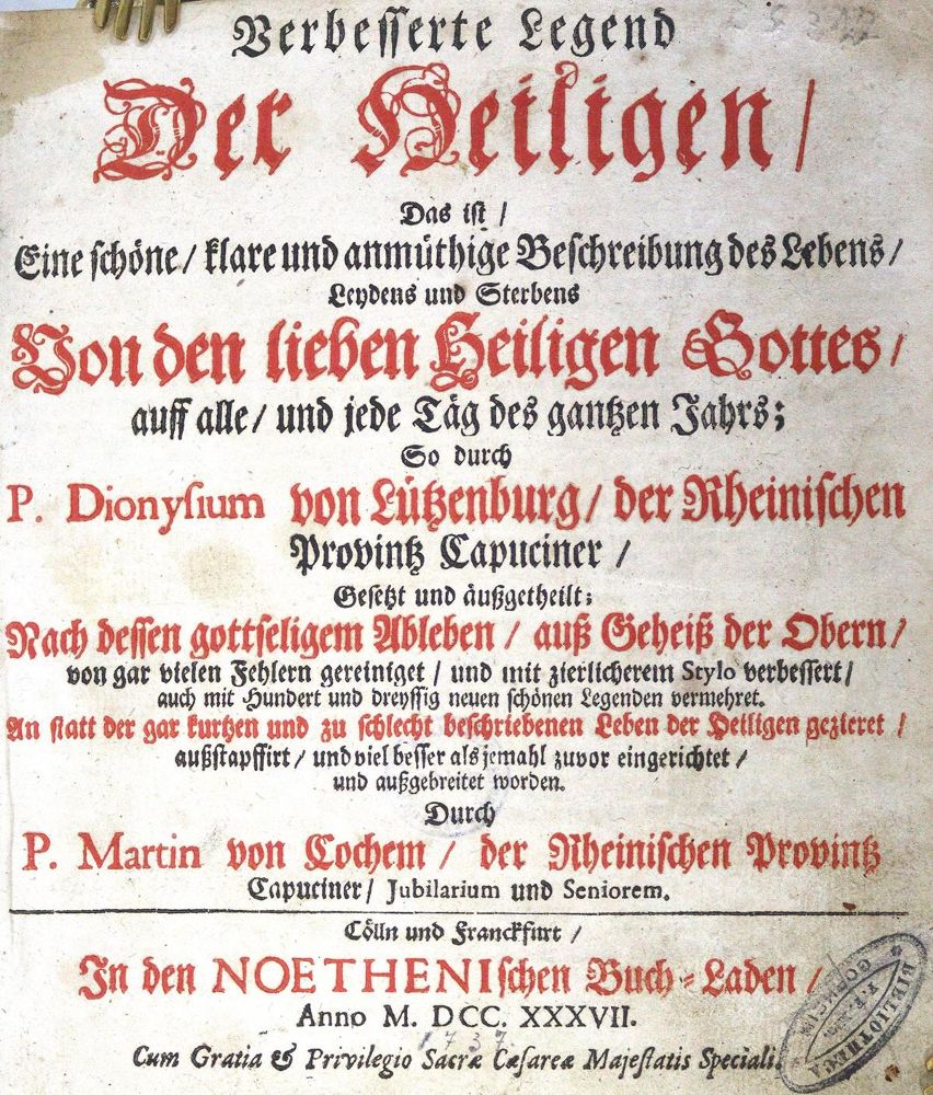 Große Abbildung Nr.1: 123-367 Weissbacher,M.: (Alte Drucke, Handschriften und Theologie)