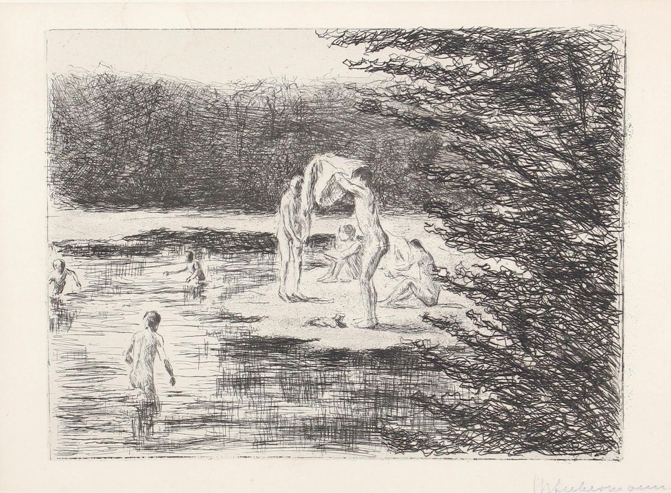 Große Abbildung Nr.1: 123-3701 Liebermann, Max: (Künstlergraphik)