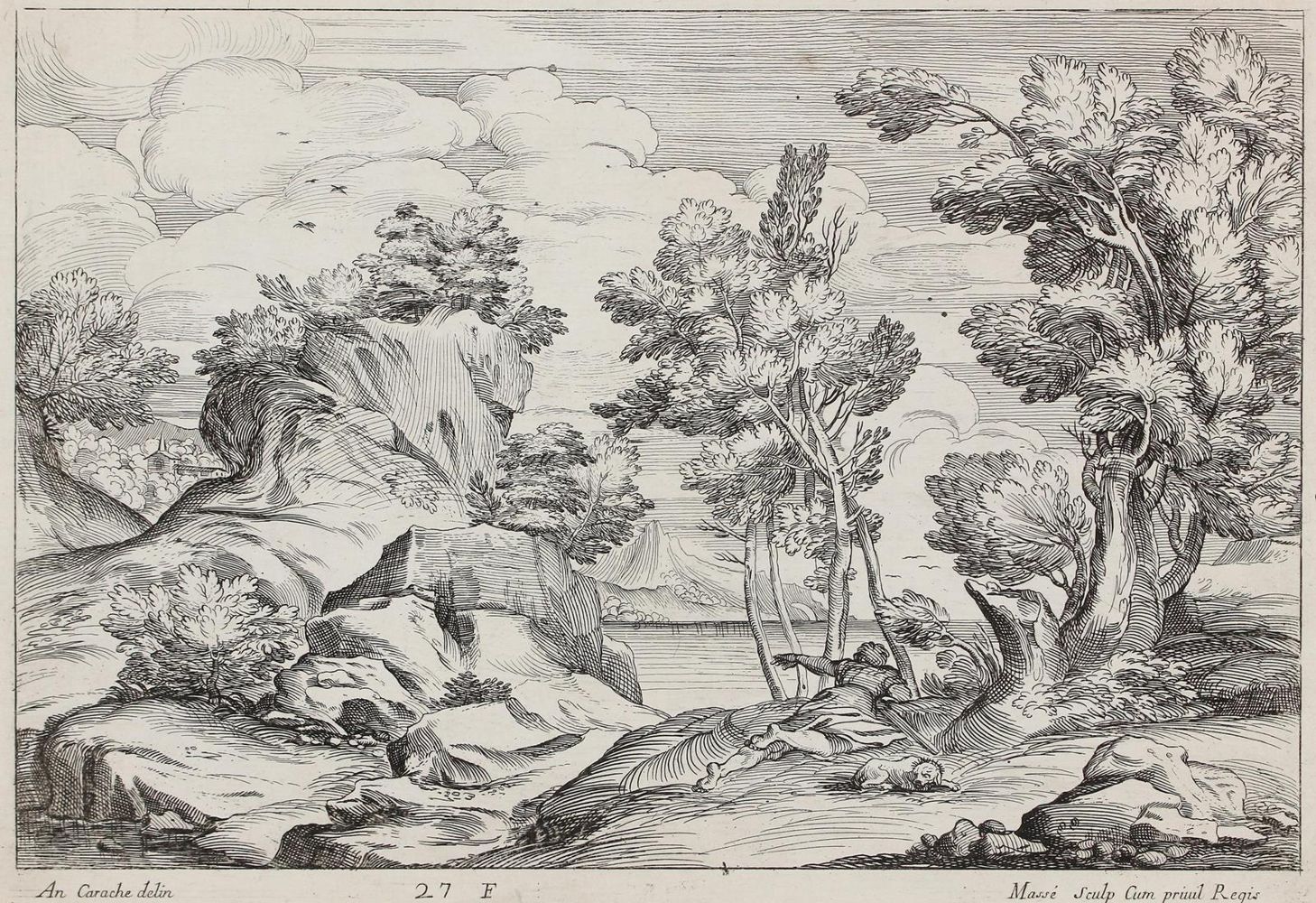 Große Abbildung Nr.1: 123-3727 Massé, Jean Baptiste: (Künstlergraphik)