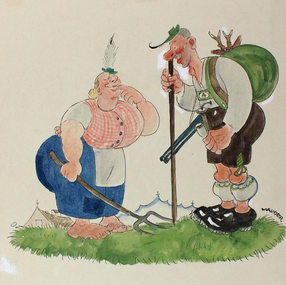 Große Abbildung Nr.1: 123-3734 Mauder, Josef: (Künstlergraphik)