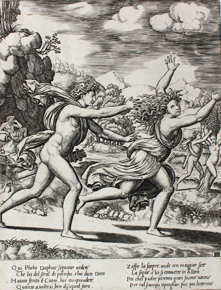 Große Abbildung Nr.2: 123-3743 Meister B mit dem Würfel: (Künstlergraphik)