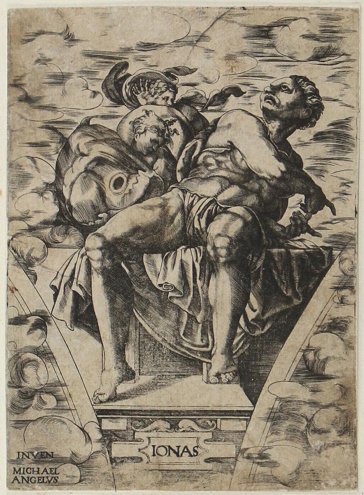 Große Abbildung Nr.1: 123-3752 Michelangelo Buonarroti: (Künstlergraphik)