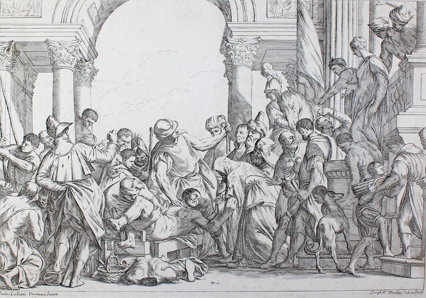 Große Abbildung Nr.1: 123-3755 Mitelli, Giuseppe Maria: (Künstlergraphik)