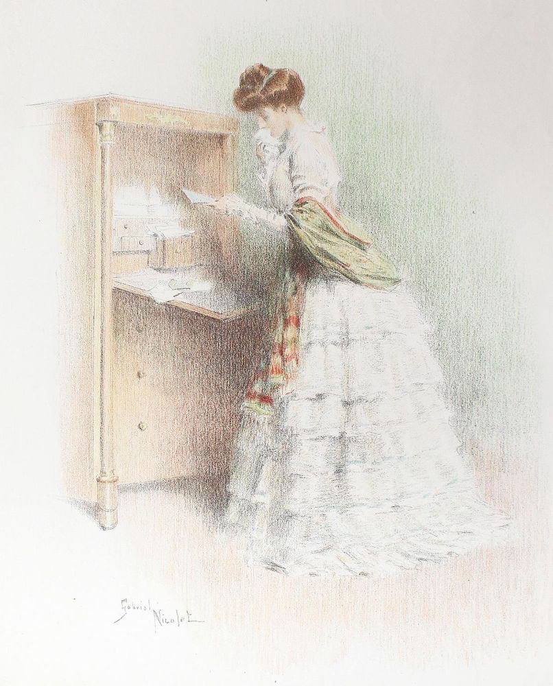 Große Abbildung Nr.1: 123-3777 Nicolet, Gabriel Emile Edouard: (Künstlergraphik)