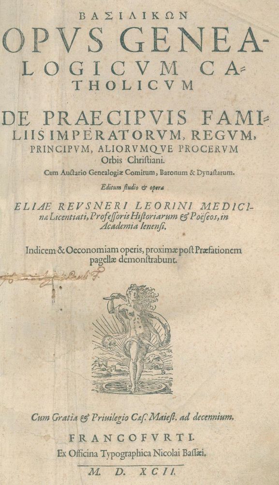 Große Abbildung Nr.1: 123-379 Reusner,E.: (Genealogie und Heraldik)