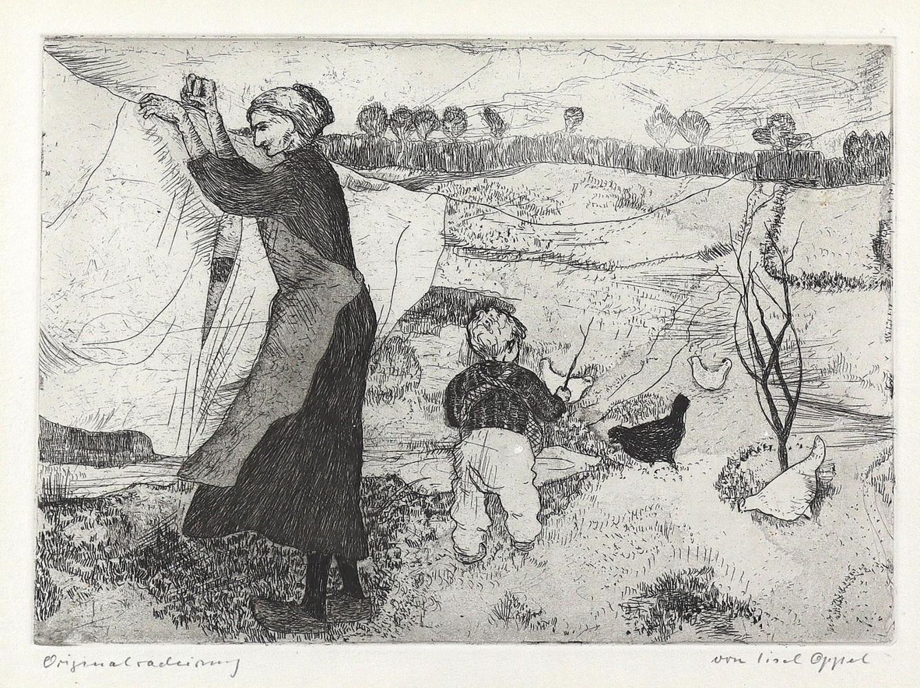 Große Abbildung Nr.1: 123-3793 Oppel, Lisel: (Künstlergraphik)