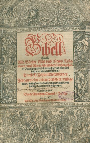 Große Abbildung Nr.1: 123-38 Biblia germanica.: (Bibeln)